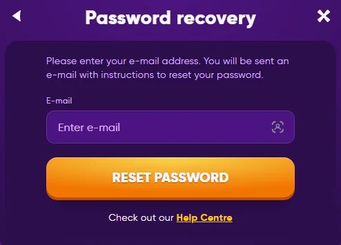 recupero password